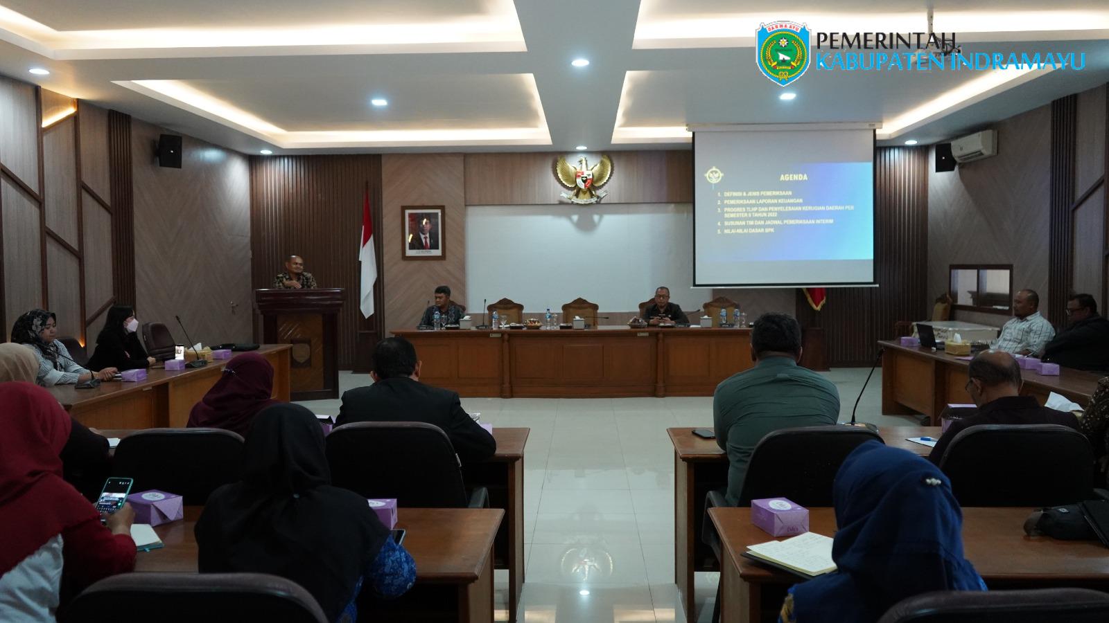 BKD Indramayu Gelar Entry Meeting Pemeriksaan Interim BPK RI Provinsi Jawa Barat
